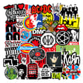 100x Stickers and Decals - Music