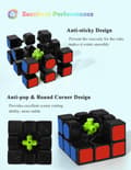 Miniatyrbild 3 av 8: Speed Cube, Original Speed Cube Super Durable Sticker with Vivid Colors