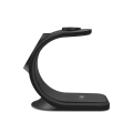 Miniatyrbillede 1 af 4: 3 i 1 Magnetisk Trådløs Oplader, Kompatibel med MagSafe til iPhone 12/13/14 Pro MAX, AirPods, Apple Watch 1-8 (Sort)