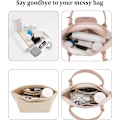Pikkukuva 3 / 5: Filtad Organizerinsats Longchamp Le Pliage M -käsilaukkuun, beige Beige L