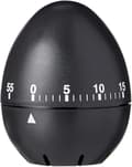 Lotde 4 svarta äggformade mekaniska timers