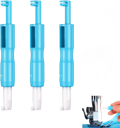 Sewing Machine Needle Threader Tool, Automatic Threader, Fixed Needle Threading Aid (Blue)