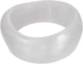 Akryl Chunky Bangle Armbånd til Kvinder Hvid Shimmer White