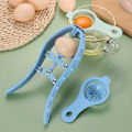 Miniatyrbilde 2 av 4: Gneric Fiskeformet Eggoppåner - PP Eggeskall Cookie Opener Separator for Fjerning av Rå, Myke eller Harde Egg - PP Egg Separator, Pisket Egg, Kutter