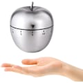 Miniatyrbillede 2 af 5: Timer, til ægtimer, rustfrit stål metal mekanisk vision nedtælling madlavning med alarm køkken timer til børn læring, kosmetisk
