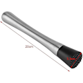 Miniatyrbillede 2 af 4: 1 stk Cocktail Muddler i Rustfrit Stål Bar Stick Mojito Masher Frugtmixer Ideel Bartender Tool Barware