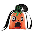 Miniatyrbilde 5 av 5: 4 stk Halloween-poser med snor for godteri, triks eller behandling, godteriposer, gaveposer i bulk