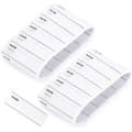 200 Pcs Clothing Labels, Washable Iron-On or Sew-On, Writeable Polyester Labels for Kids' School Uniforms, White