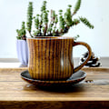 Miniatyrbild 1 av 5: 3 st/set Träkopp Fat Skål Sked Set Kaffe Te Verktyg Tillbehör