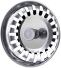 Miniatyrbillede 1 af 5: 2 STK 78 mm Universal Køkkenafløbsfilter Rustfrit Stål Vask St