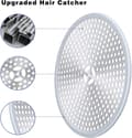 Miniatyrbillede 3 af 5: Bruseafløb, hårfilter, brusepropfilter, anti-hårbruser (118 mm)