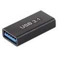 Miniatyrbilde 1 av 4: Type-C / USB-C hunn til USB 3.0 hunn aluminiumslegeringsadapter (svart)