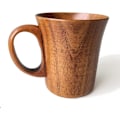 Miniatyrbillede 1 af 4: Trækaffebøtter Trækop Naturlig Jujube Kop Håndlavet Tekop med Håndtag 10 oz / 300ml stærk og holdbar og delikat