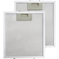 Miniatyrbillede 1 af 7: 2-delt fedtfilter i aluminiumnet til emhætte 260 x 230 mm, køkkenventilationsfilter