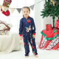 Pikkukuva 4 / 5: Vanhemman ja lapsen joulupyjamasetti, yhden osan pyjama, kevät ja syksy, vanhemman ja lapsen pyjama, kotivaatteet, 2XL miehille 2xl men