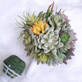 Miniatyrbilde 4 av 5: 6 stk. Skum Blomsterhåndtak Bukett Holdere Håndtak Bukett Holder for Blomsterarrangement Skumsett Bryllup Forbruksvarer Brud Frisk