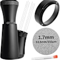 Miniatyrbillede 3 af 5: Sort espressoudstyr i sort, gør kaffesmagen renere, hvilket er stræben efter perfektion (længde 9,5 cm)