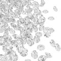 Miniatyrbilde 2 av 2: 500 stk Klare Akryldiamanter Rhinestones Krystaller Steiner For Vase Fylling Borddekorasjon Transparent 0,8x0,8cm Transparent 0.8x0.8cm