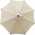 Replacement Cover for 8-Rib, 3m Parasol - Waterproof, UV Protection, Beige Fabric