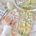 Miniatyrbillede 5 af 5: 6 Par Kvinders Strømper, Bomuld Let Strømper, Ruffle Lace Strømper til og Kvinders Candy Lace Sheer og Bomuld Strømper