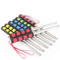 Miniatyrbild 3 av 5: New 2M Portable Retractable Handheld Windsock Flagpole Telescopic Random Color 2m