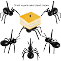 Miniatyrbilde 2 av 5: [24 Pakk] Myre Matpinner Gjenbrukbare Frukt Dessertgaffel - Pinowu Myre Tannpirkere Dyr Forrettgafler for Snack Kake Dessert