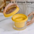 Miniatyrbillede 5 af 5: Multifunktionel Majs Afskaller | 4 i 1 Rustfrit Stål Majs Skræller med Beholder | Mere Solid | Nem at Betjene og Rengøre