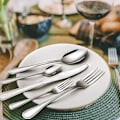 Miniatyrbillede 4 af 5: Tykt 410 Rustfrit Stål Bestik Steak Bestik Spisebestik 10 Stykker