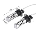 Miniatyrbillede 2 af 5: 2 stk H3 10W 30 SMD-4014 LED tågelygter til bil, DC 12V