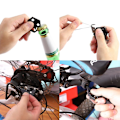 Miniatyrbillede 5 af 5: Foldbar Mini Gear Multifunktionelt Værktøj Til Camping Knive Skruetrækker Flaskeåbner
