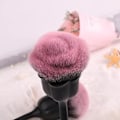 Miniatyrbillede 5 af 5: Neglebørste, Fiberhår Neglekunstbørste, Roseformet Neglebørste til Fjernelse af Neglestøv og Pudder