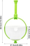 Miniatyrbild 2 av 5: Small Salad Spinner, Quick and Easy Rotating Drain Basket, Vegetable Dryer, Fruit Washer, Kitchen Vegetable Washing Filter with Foldable Handle