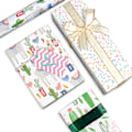 Miniatyrbild 5 av 5: Presentpapper, julpapper, 12 st 50 * 70cm (prydnad * 4 + enhörning * 4 + kaktus * 4 + alpacka * 4)