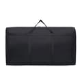 90L Large Black Waterproof Storage Bags, Foldable Storage Bag for Clothes, Travel or Moving (Black)