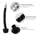 Miniatyrbillede 2 af 5: Tricep-tov, Heavy Duty Triceps Kit, Nem at Gribe & Anti-Slip Kabeltilbehør, Ideel til Hjemmetræning, Face Pulls, Tricep Push Down