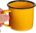 Miniatyrbild 4 av 6: 6 st drickskoppar i vintage-stil i emalj, multifunktionella kaffemuggar