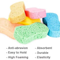 Pikkukuva 5 / 5: 5 kpl Autonpesusponge Portabel Monitoiminen Keittiösponge Sp