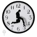 Walks Klocka, Silly Walk Väggklocka, En Intressant Väggklocka för Sovrum Kök Vardagsrum, Novel[HsSs] Svart