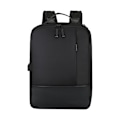 Miniatyrbillede 1 af 3: Mænd Rygsæk 16.1 Tommer USB Opladning Vandafvisende Laptop Computer Taske Casual Business Sort