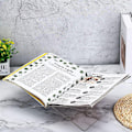 Miniatyrbillede 3 af 5: Stor åben bogdisplaystand til kogebog, kunstbog, bibel, gæstebog - Coffee Table Book Stand til læsning - Transparens