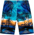 Miniatyrbild 2 av 5: Nya sommarshorts för män, badshorts, surfshorts i stora storlekar med meshfoder