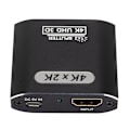Miniatyrbilde 3 av 4: HDMI-splitter 1 inn 2 ut, 4K HDMI-splitter for doble skjermer Støtter 3D Full HD 1080P Aluminium HDMI-splitter Dobbeltskjerm HDMI-adapter