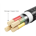 Miniatyrbillede 5 af 5: 3m langt iPhone kabel sort Black
