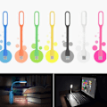 Miniatyrbillede 2 af 5: 10 stk Foldbare USB LED Lys med tilfældige farver - Super Lyse, Mini, Bærbare, Fleksible Boglys til Læsning, Mobil Strøm, Computer, Laptop