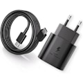 Miniatyrbilde 1 av 2: Hurtiglader for alle Samsung-modeller med 2m lang USB-C-kabel, svart