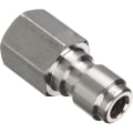 Miniatyrbillede 4 af 5: Trykvaske Adapter Sæt, 3/8 Tommer Hurtigkoblingssæt, Hun Fitting, Rustfrit Stål, 5000 Psi