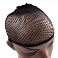 Miniatyrbillede 5 af 5: 2 stk. Paryk Strækbar Elastisk Hårnet Snood Paryk Hætte Cool Mesh Cosplay Sort Farve Fiskenet