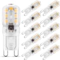 2W G9 Varmvit 3000K 230V 180lm 10-pack