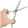 Miniatyrbillede 3 af 5: Hundesaks Pels Saks Kompatibel Med Hunde Kat Sharp Curved Saks Sæt 5 I 1 Hundeplejesæt Kompatibel Med Ansigt, Krop, Ører