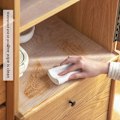 Miniatyrbillede 5 af 5: 2 STK Klar Hyldeindsats - Holdbar Skridsikker Køleskabsindsats Nem at Installere Rengør Køkkenindsats Måtte til Køleskabshylder, Aftagelig